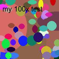 my 100x test